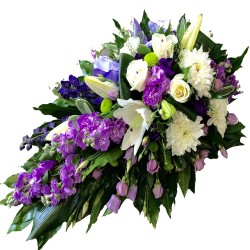 Buchet funerar Matthiola si...