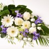 Buchet funerar Trandafir si Iris