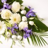 Buchet funerar Trandafir si Iris