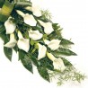 Buchet funerar Cale albe