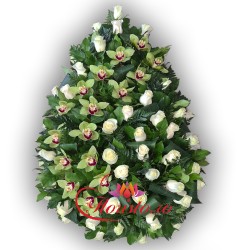 Coroana funerara trandafiri...