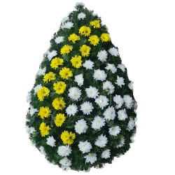 Coroana funerara crizantema...