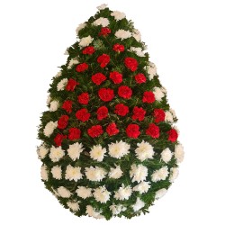 Coroana funerara crizantema...
