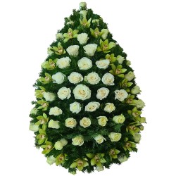 Coroana funerara trandafiri...