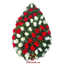 Coroana Funerara Garoafe cu...
