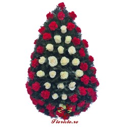 Coroana funerara romb...