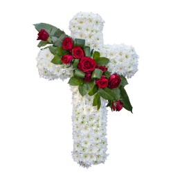 Aranjament funerar cruce cu...